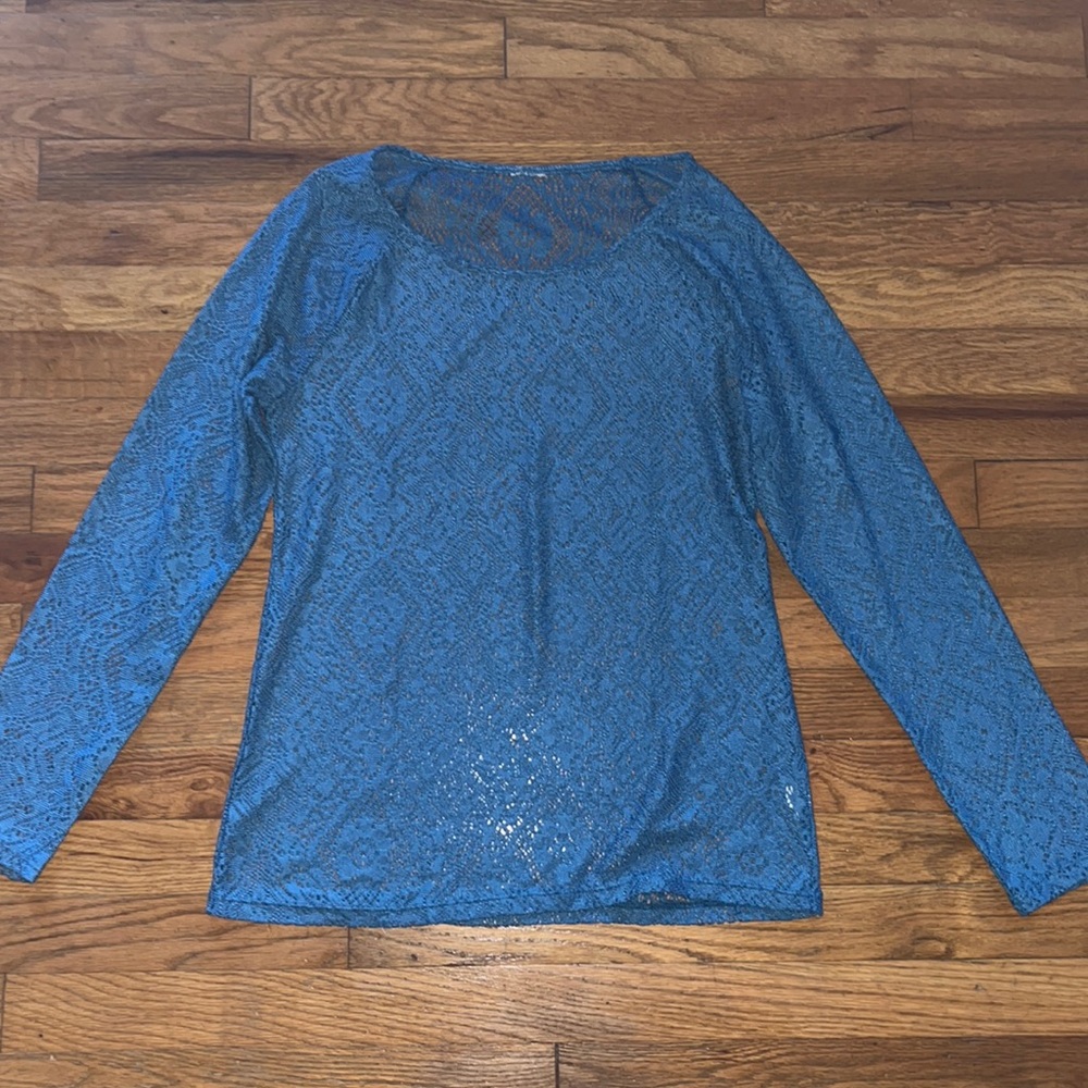 Women’s Blue Lace Shirt